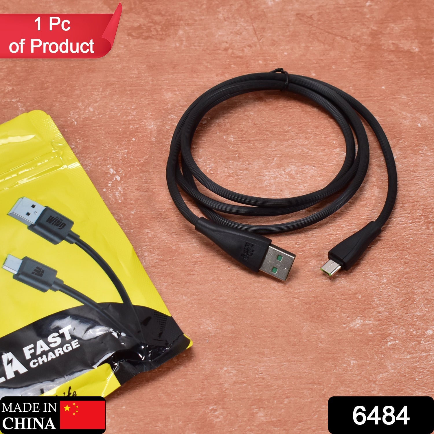 6484 Fast Charging for android & Data Transfer Extra Tough Long Micro Cable for All Compatible Smartphone and Tablets DeoDap 6484 Fast Charging for android & Data Transfer Extra Tough Long Micro Cable for All Compatible Smartphone and Tablets DeoDap